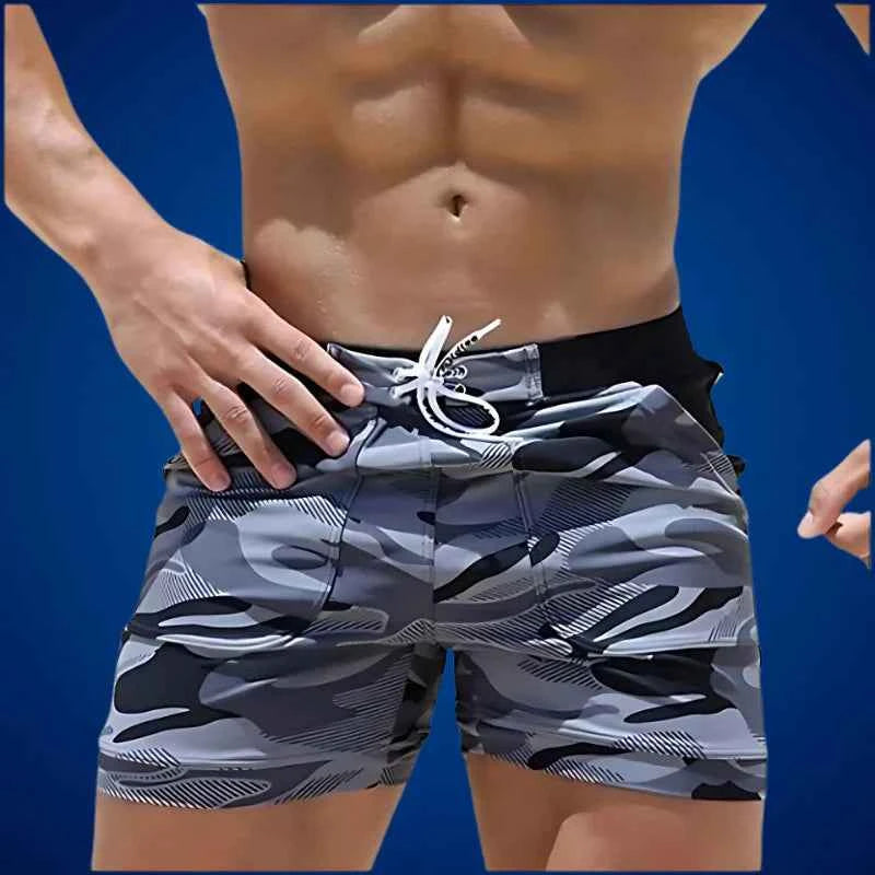 Men's Versatile and Comfortable Swim Shorts Dark Gray