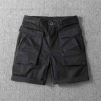 Men's Utility Cargo Shorts - Versatile and Functional Design Black