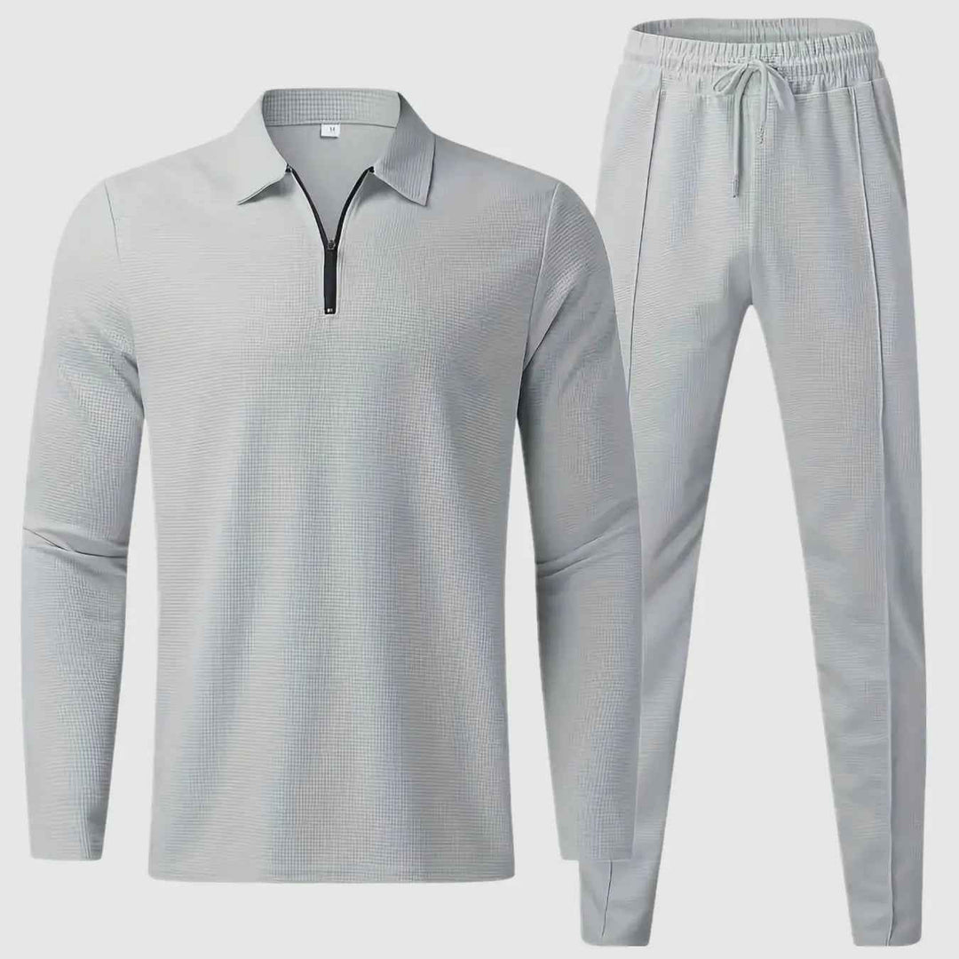Men's Premium Motion Tracksuit - Apollo Style Grey