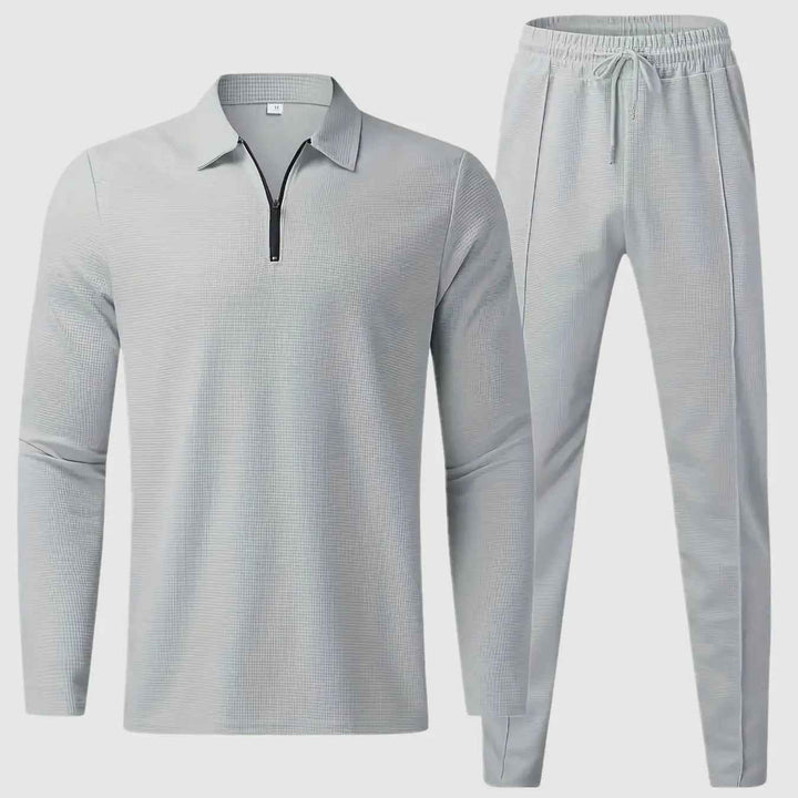 Men's Premium Motion Tracksuit - Apollo Style Grey