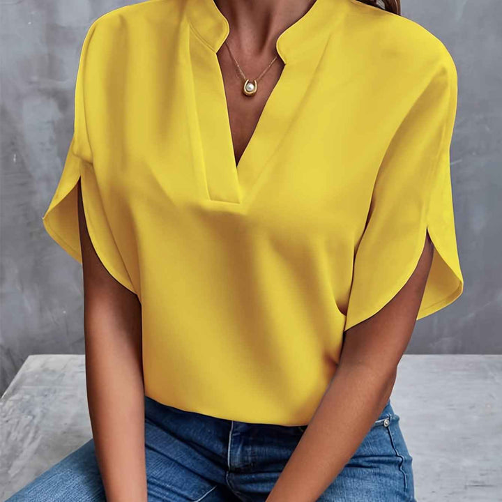 Women's Stylish Casual Shirt Yellow