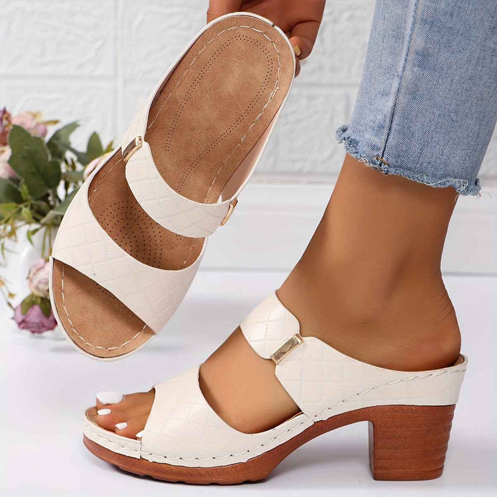 Emily | Women's Platform Sandals with Stable Heel and Comfort