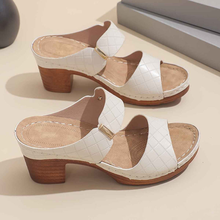 Emily | Women's Platform Sandals with Stable Heel and Comfort