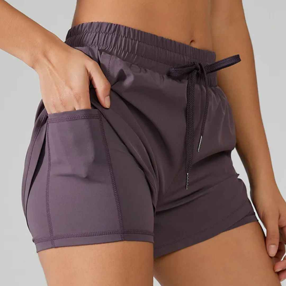 Women's Stylish Casual Shorts Purple