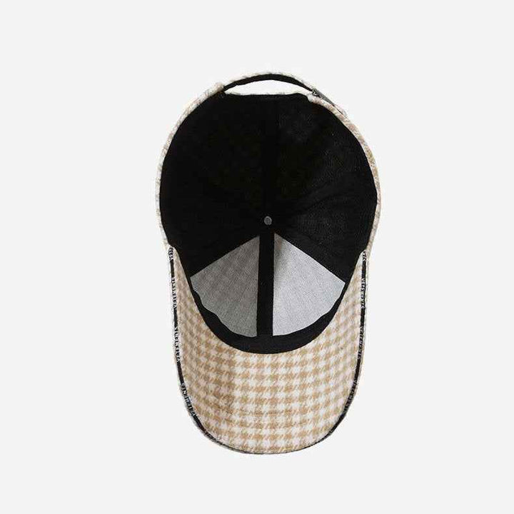 Vintage Houndstooth Cap