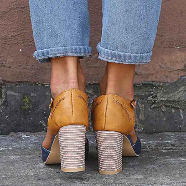 Vintalora | Women's Comfortable Black High Heels