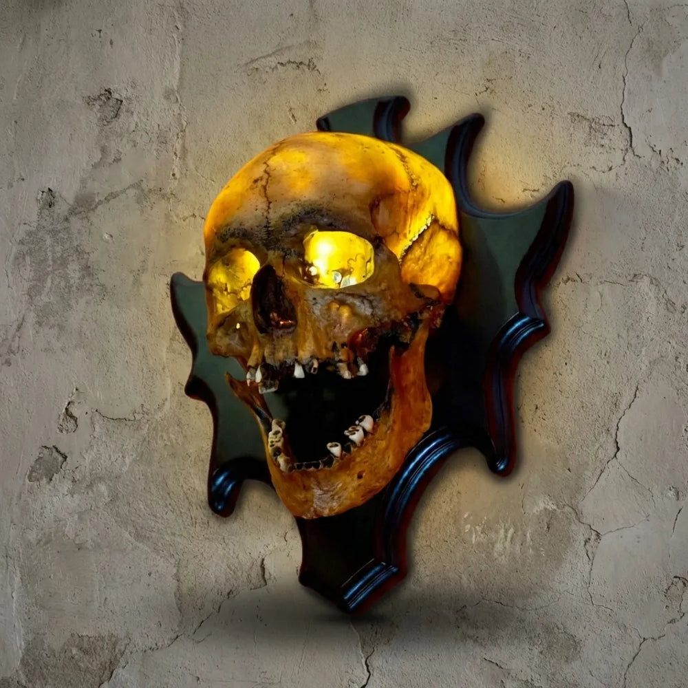 Halloween's LED Glow Skull Nightlight with Sound Module