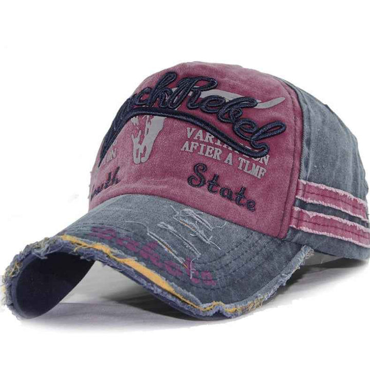 Washed Baseball Cap for Effortless Style and All-Day Comfort Red