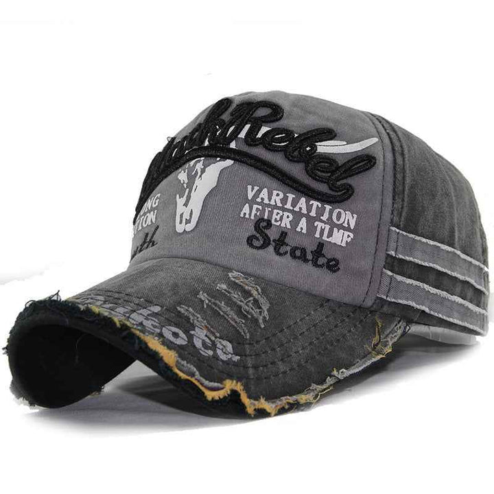 Washed Baseball Cap for Effortless Style and All-Day Comfort Black