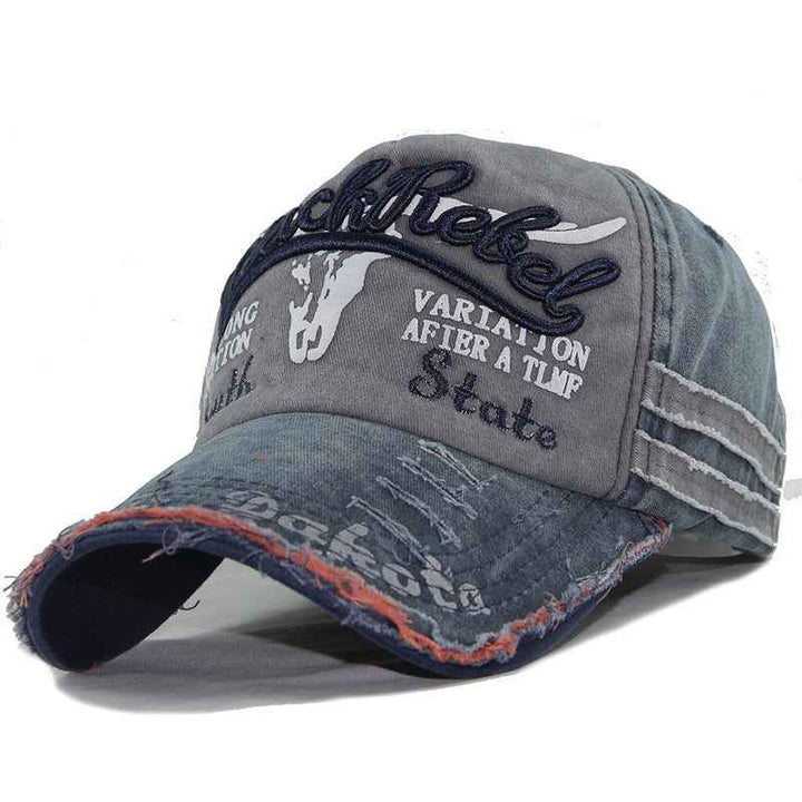 Washed Baseball Cap for Effortless Style and All-Day Comfort Blue