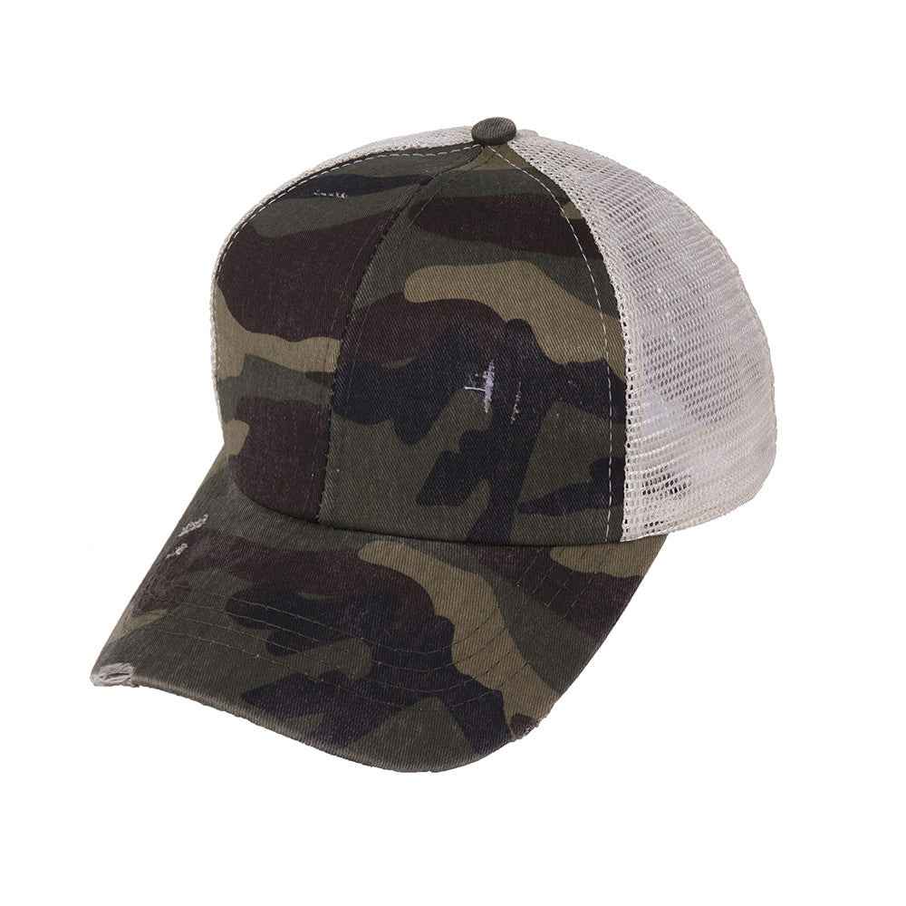 Washed Light Board Cap - Perfect for Outdoor Adventures and Everyday Style Camouflage