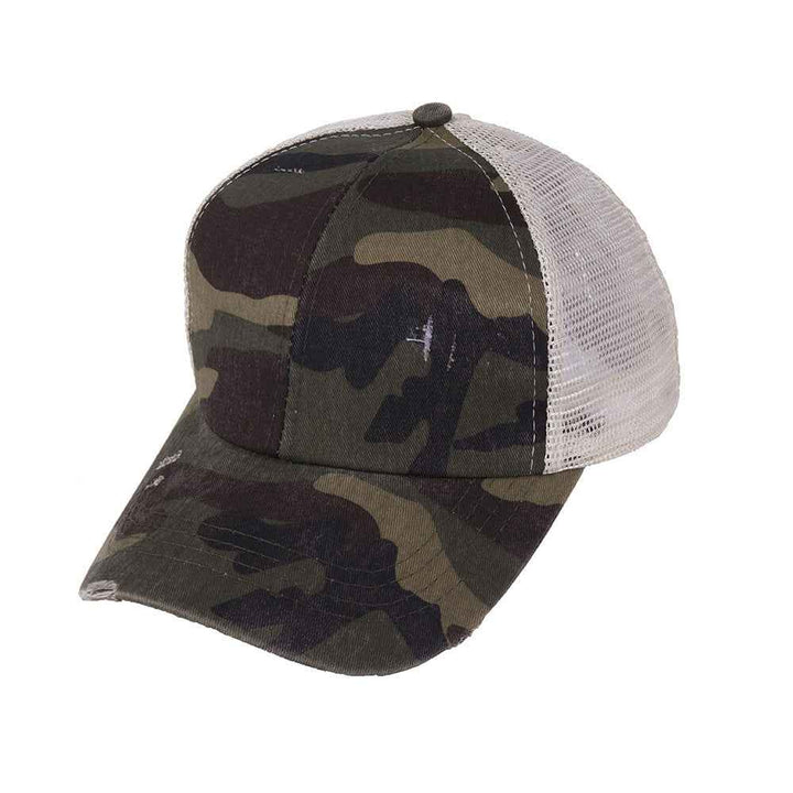 Washed Light Board Cap - Perfect for Outdoor Adventures and Everyday Style Camouflage