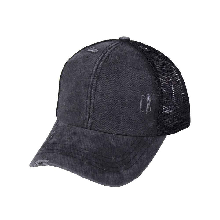 Washed Light Board Cap - Perfect for Outdoor Adventures and Everyday Style Black