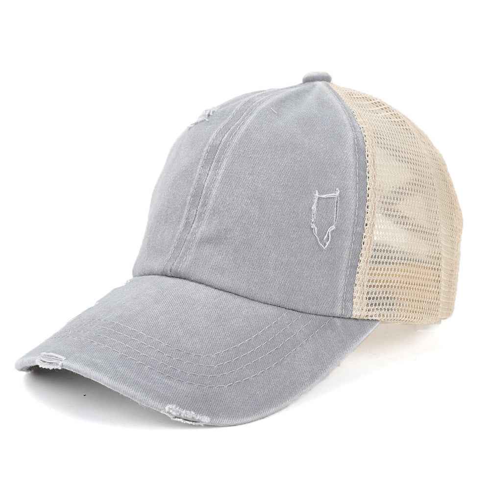 Washed Light Board Cap - Perfect for Outdoor Adventures and Everyday Style Light grey