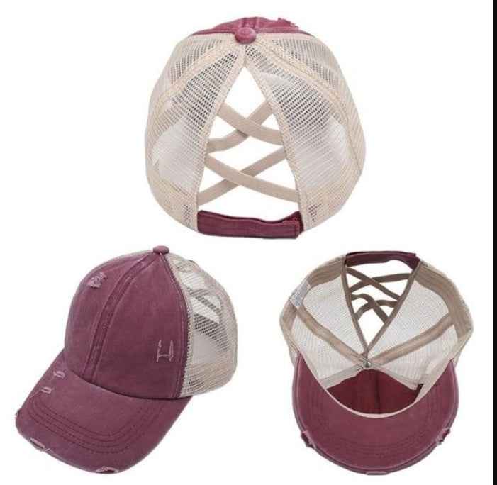 Washed Light Board Cap - Perfect for Outdoor Adventures and Everyday Style Red wine