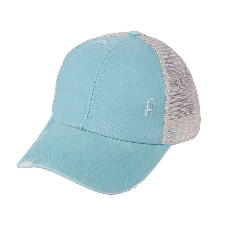 Washed Light Board Cap - Perfect for Outdoor Adventures and Everyday Style Light Blue