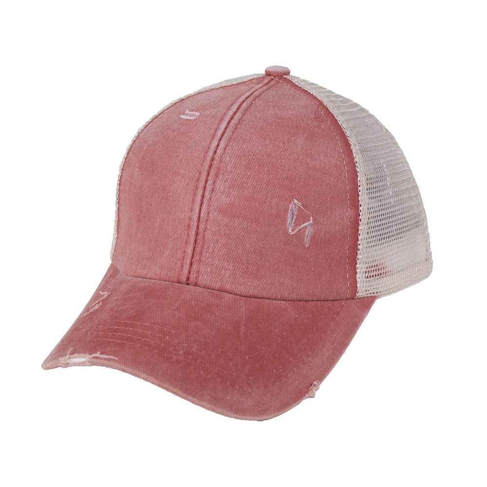 Washed Light Board Cap - Perfect for Outdoor Adventures and Everyday Style Orange