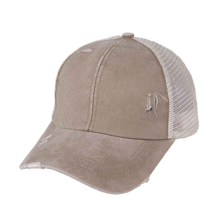 Washed Light Board Cap - Perfect for Outdoor Adventures and Everyday Style Khaki