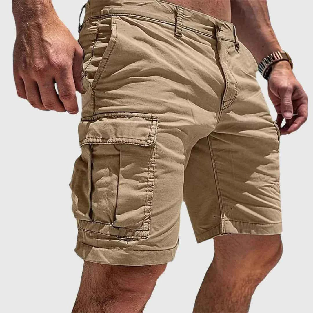 Men's Cargo Shorts - Versatile and Comfortable Outdoor Wear Beige