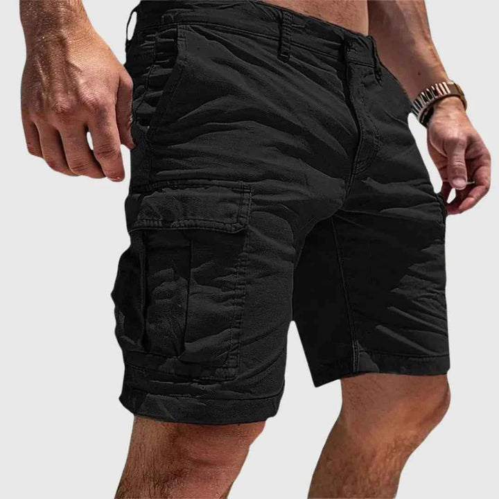 Men's Cargo Shorts - Versatile and Comfortable Outdoor Wear Black
