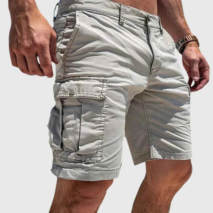 Men's Cargo Shorts - Versatile and Comfortable Outdoor Wear Gray