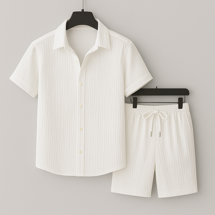 Stylish Linen Lounge Set for Ultimate Comfort White