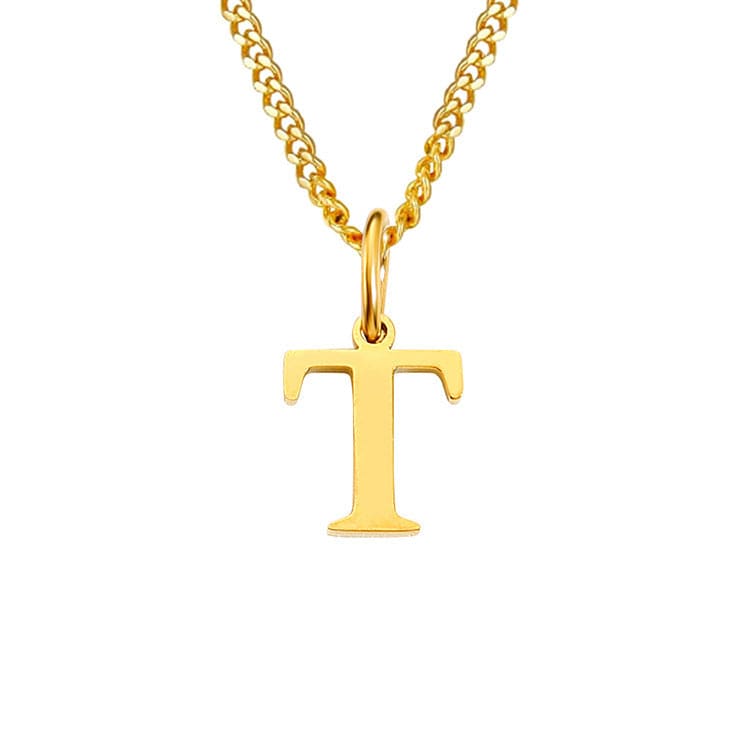 Sophia | Women's Necklace - 14k Stainless Steel, Timeless Elegance T Gold