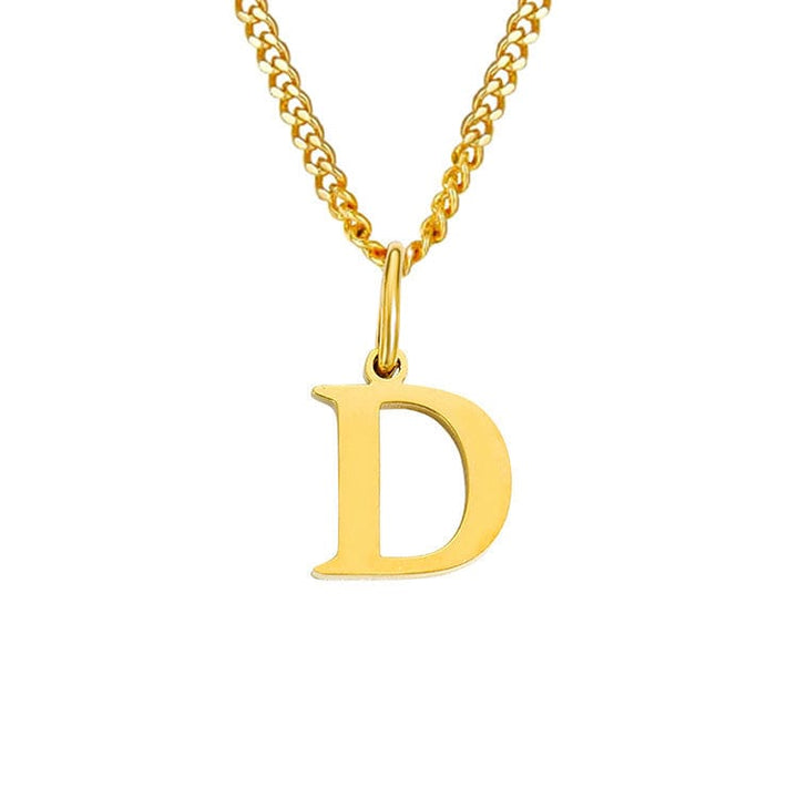 Sophia | Women's Necklace - 14k Stainless Steel, Timeless Elegance D Gold