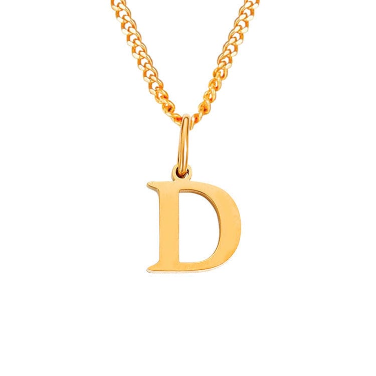 Sophia | Women's Necklace - 14k Stainless Steel, Timeless Elegance D Rose Gold