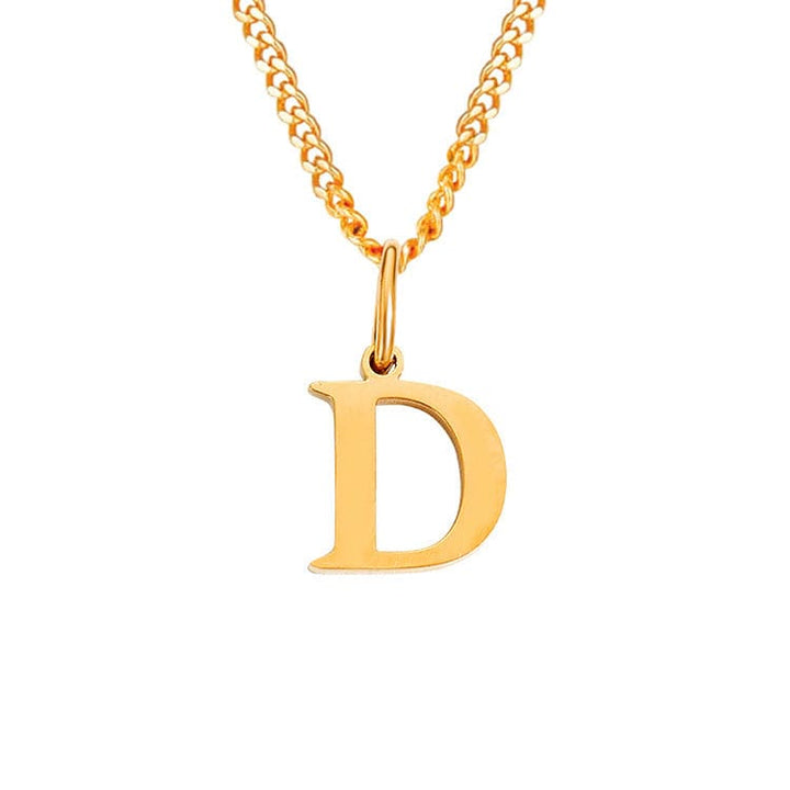 Sophia | Women's Necklace - 14k Stainless Steel, Timeless Elegance D Rose Gold