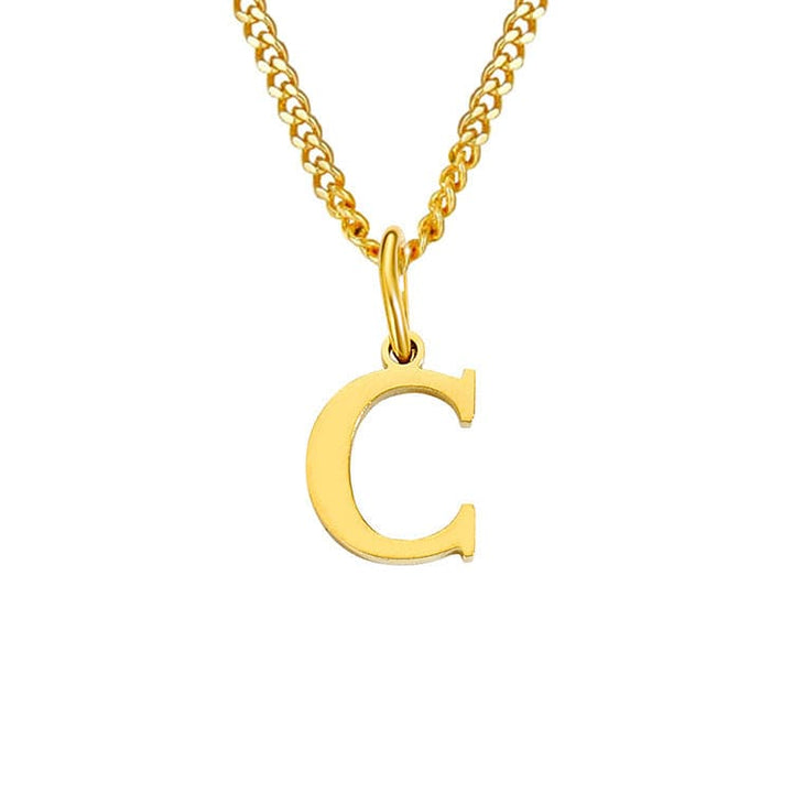 Sophia | Women's Necklace - 14k Stainless Steel, Timeless Elegance C Gold