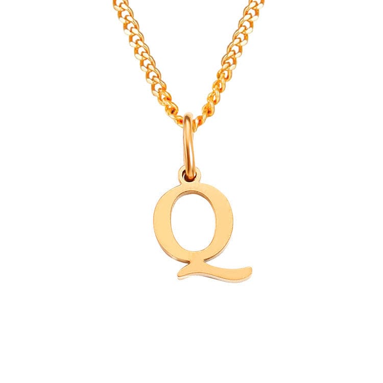 Sophia | Women's Necklace - 14k Stainless Steel, Timeless Elegance Q Rose Gold