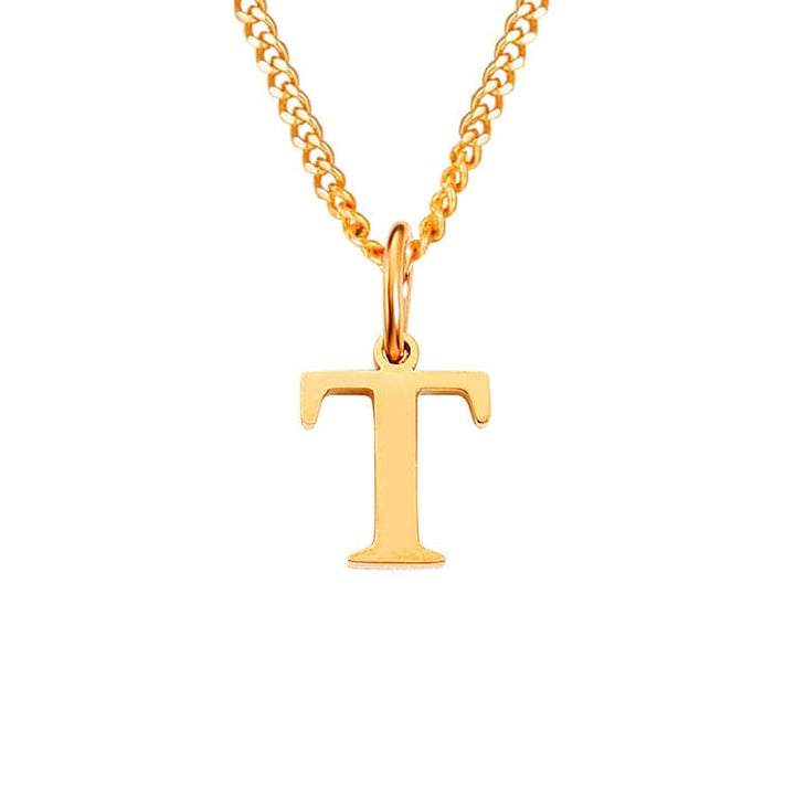 Sophia | Women's Necklace - 14k Stainless Steel, Timeless Elegance T Rose Gold
