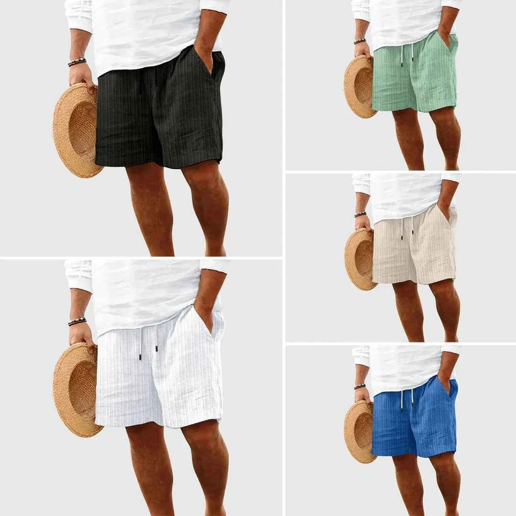 Men's Summer Striped Shorts - Willow Design All 5 Colors (SAVE $70)