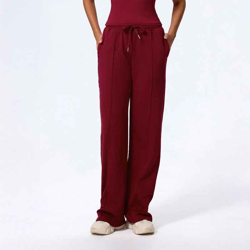 Women's Wide Leg Lounge Pants | Relaxed Fit with Drawstring Waist