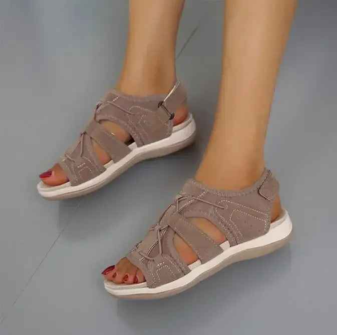Women's Adjustable Sports Sandals with Velcro Straps and Ventilation