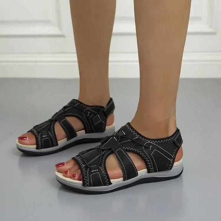 Women's Adjustable Sports Sandals with Velcro Straps and Ventilation
