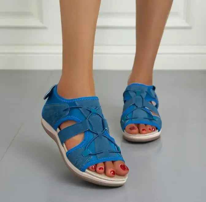 Women's Adjustable Sports Sandals with Velcro Straps and Ventilation
