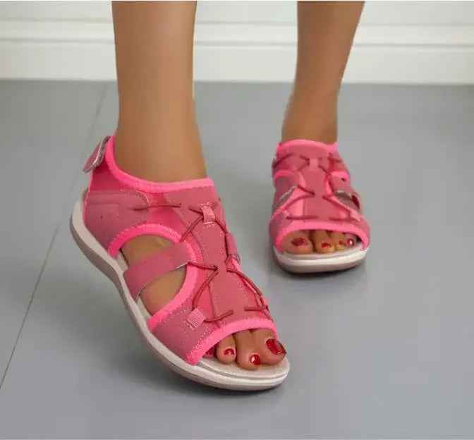 Women's Adjustable Sports Sandals with Velcro Straps and Ventilation