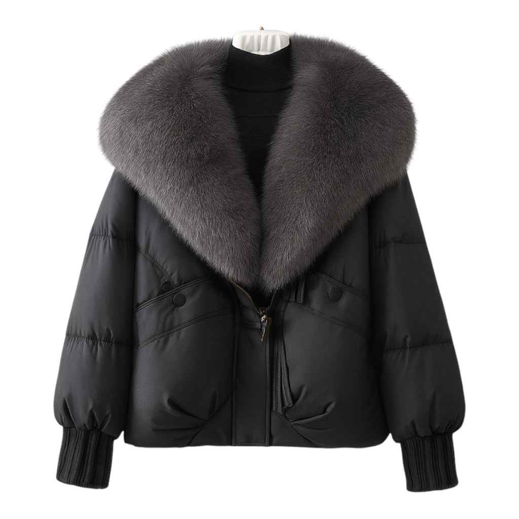 Women's Avalanche Puffer Jacket - Stylish Winter Outerwear Black