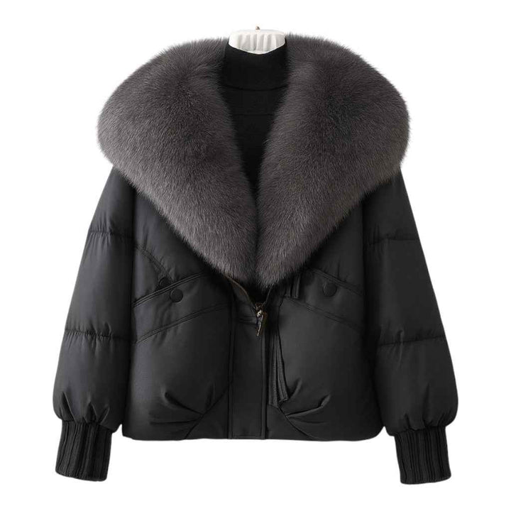 Women's Avalanche Puffer Jacket - Stylish Winter Outerwear Black
