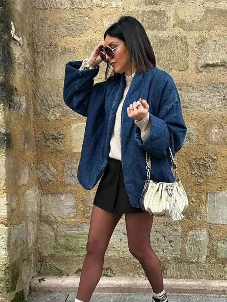 Women's Buckle Denim Jacket