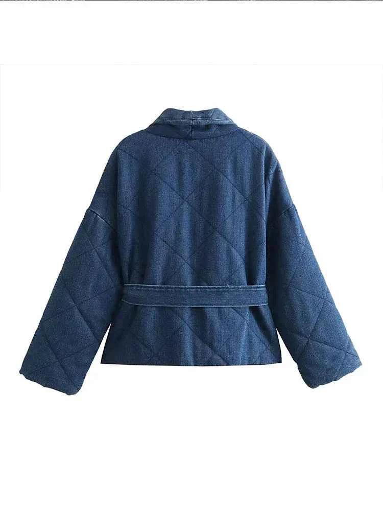 Women's Buckle Denim Jacket