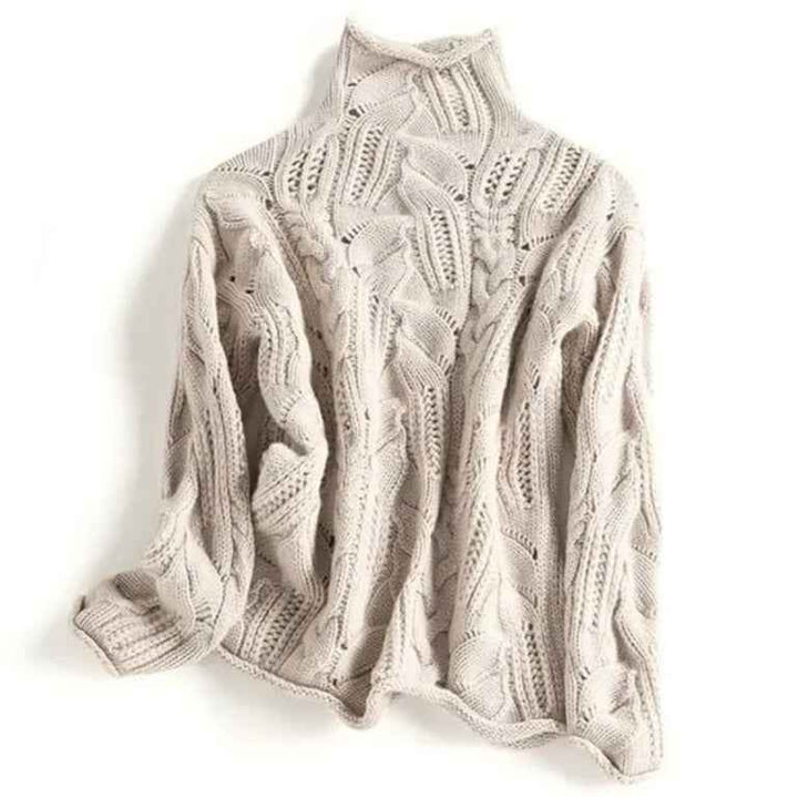 Women's Cashmere Sweater - Luxurious Comfort and Style Beige