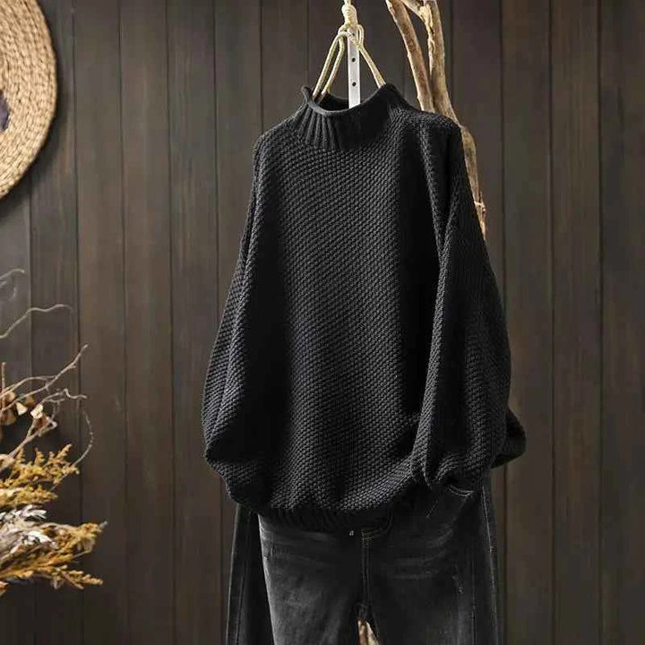Women's Cashmere Sweater - Luxurious Softness and Style Black