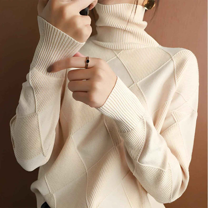 Women's Cashmere Turtleneck Sweater