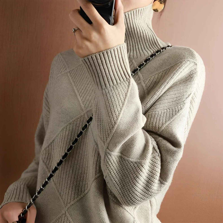 Women's Cashmere Turtleneck Sweater