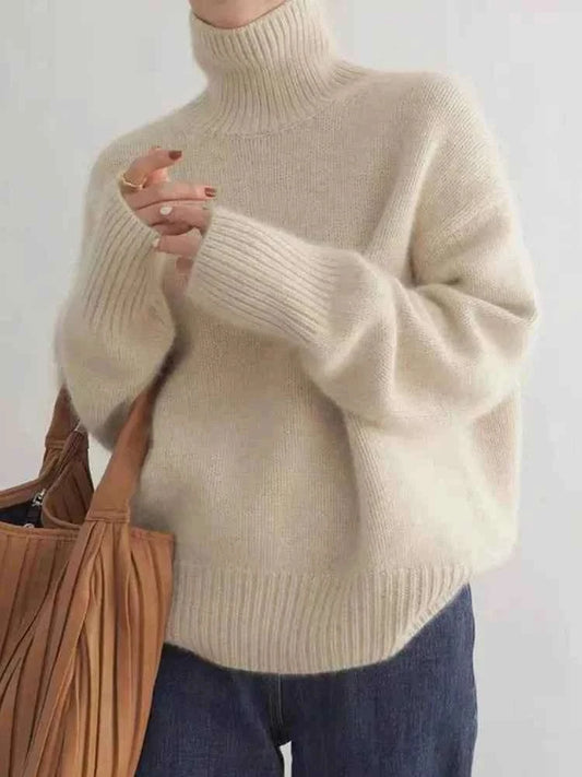 Women's Cashmere Turtleneck Turtleneck Winter Essential