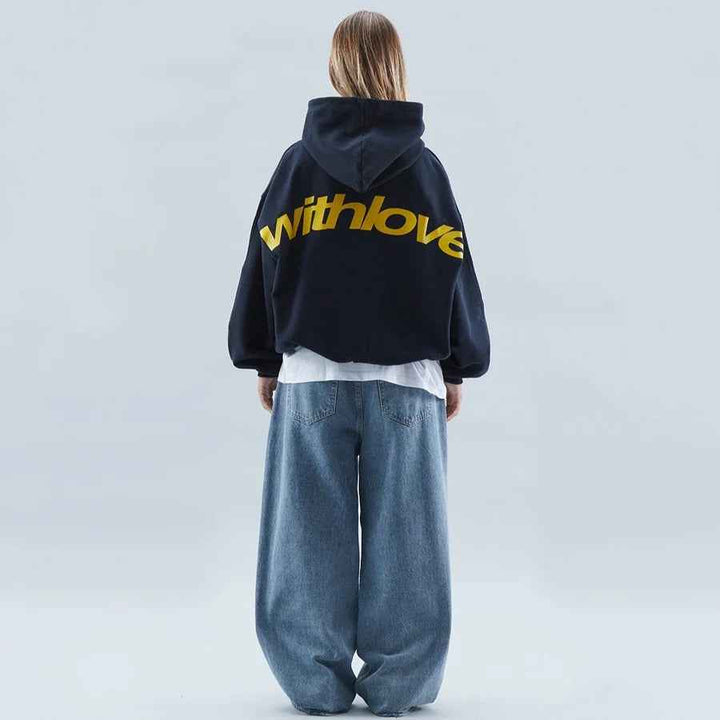 Women's Casual Oversized Hoodie Navy