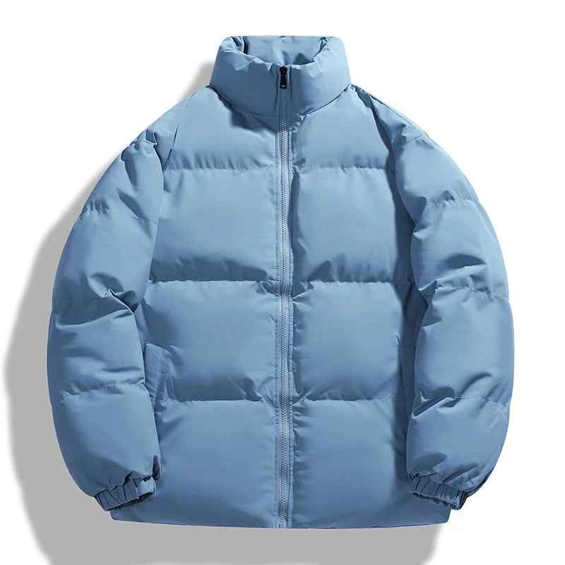 Women's Casual Winter Puffer Jacket - Warm & Stylish Light Blue